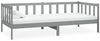 vidaXL Tagesbett mit Matratze 90x200 cm Grau Massivholz Kiefer [3083616] Bild 4