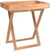 vidaXL Tabletttisch Klappbar 52x36x56,5 cm Massivholz Nussbaum 350349 Bild 2