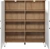Highboard Touch, Artisan Eiche, weiß, 123 x 136 x 40 cm (BxHxT) Bild 5