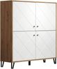 Highboard Touch, Artisan Eiche, weiß, 123 x 136 x 40 cm (BxHxT) Bild 3