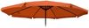 Ersatz-Bezug für Sonnenschirm Meran Pro, Gastronomie Marktschirm mit Volant Ø 5m, Polyester ~ terracotta Bild 2