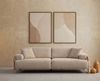Sitzgruppe/Sofa Set - Wohnzimmergarnitur "Chamomile" 3+3+1-ohne Hocker Braun Bild 4