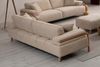 Sitzgruppe/Sofa Set - Wohnzimmergarnitur "Chamomile" 3+3+1-ohne Hocker Braun Bild 2