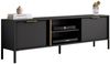TV-Lowboard Lars 153 2D (Farbe: Anthrazit / Anthrazit + Gold) Bild 1