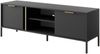 TV-Lowboard Lars 153 2D (Farbe: Anthrazit / Anthrazit + Gold) Bild 3