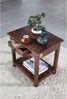 Beistelltisch Akazie 61x45x60 nougat lackiert OXFORD #438 Bild 2