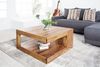 Puristischer Couchtisch SHIVA ca. 80x80cm massiv Sheesham Palisander Bild 4