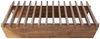 Holzbett 140x200 cm aus massiver Pinie – minimalistisches Bodenbett ohne Kopfteil, niedriges Bettgestell mit Stecksystem im Japanstil Bild 3