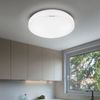 LED Deckenleuchte, dimmbar, Alu weiß, D 38 cm Bild 5