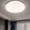 LED Deckenleuchte, dimmbar, Alu weiß, D 38 cm Bild 3