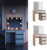 Schminktisch Sherry Sonoma 90 cm mit LED Beleuchtung Vicco Bild 2
