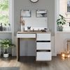 Schminktisch Sherry Sonoma 90 cm mit LED Beleuchtung Vicco Bild 5