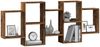vidaXL Wandregal Altholz-Optik 159x18x65 cm Holzwerkstoff 853216 Bild 3