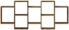 vidaXL Wandregal Altholz-Optik 159x18x65 cm Holzwerkstoff 853216 Bild 4