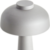 Kabellose LED Tischlampe AGUSAN mit Dimmer Metall Grau Bild 4