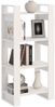 Bücherregal | Standregal Weiß 60x35x125 cm Massivholz Bild 5
