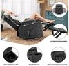 COMHOMA Relaxsessel TV-Sessel Fernsehsessel Ruhesessel mit Wippfunktion, 360° drehbar, Lounge Sessel für Wohnzimmer, Getränkehalter, Seitentaschen Bild 4