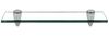 Clanmacy Wandregal Glasablage Glasregal ideal für Bad, Dusche 40x10x0.8 cm Klarglas Bild 2