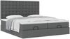 vidaXL Ottoman-Bett mit Matratzen Dunkelgrau 200x200 cm Stoff 3313742 Bild 5