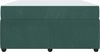vidaXL Bettrahmen mit Matratze Dunkelgrün 140 x 200 cm Stoff 3398402 Bild 5