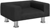 vidaXL Kindersofa Schwarz 50x40x26,5 cm Samt 3196340 Bild 2
