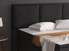 inter Boxspringbett Oslo Kunstleder mit 7 Zonen Taschenfederkernmatratzen und Topper (180x200 cm, Schwarz inkl. 7 Zonen Taschenfederkernmatratzen und Topper), Taschenfederkern-Komfort, gepolstertes Kopfteil, inklusive Matratzen Bild 3