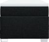 vidaXL Boxspringbett mit Matratze Schwarz 90x190 cm Stoff 3285178 Bild 4