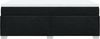 vidaXL Boxspringbett mit Matratze Schwarz 90x190 cm Stoff 3285178 Bild 5