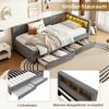 TavilaEcon Daybett Schlafsofa mit Lattenrost, Ablagefach, 90x200 cm Bild 3