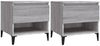 vidaXL Beistelltische 2 Stk. Grau Sonoma 50x46x50 cm Holzwerkstoff 819561 Bild 2