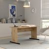 Schreibtisch >TEMPRA2< in Artisan Eiche Dekor - 144x72x72cm (B/H/T) Bild 2