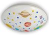 Coole LED Deckenleuchte mit Weltall Motiv fürs Kinderzimmer, bunt Ø 35cm Bild 2