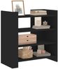vidaXL Sideboard Schwarz 73,5x35x75 cm Holzwerkstoff 848389 Bild 3