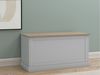 Truhe >Mikkel< in Grau - 90x45x40cm (BxHxT) Bild 2
