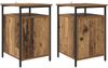 vidaXL Nachttisch 2 pcs Altholz 40 x 42 x 60cm Holzwerkstoff 881807 Bild 2