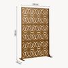Trennwand Kilsturd verzinkter Stahl 180x120 cm Braun [casa. pro] Bild 2