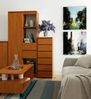 Home Collective Kommode 40 cm breit Holz Highboard Sideboard für Flur Schlafzimmer Wohnzimmer (Mehrzweckschrank Schrank schmal Kommode Schlafzimmer mit Schubladen), Kinderzimmer Organizer, 109 cm hoch mit 6 Schubladen Braun Bild 3