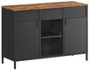 Songmics Aufbewahrungsschrank, Holzspannplatte braun, 40 x 110 x 76 cm Bild 5