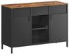 Songmics Aufbewahrungsschrank, Holzspannplatte braun, 40 x 110 x 76 cm Bild 4