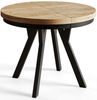 Alpi-Möbel Esstisch Wohnzimmertisch - Ausziehbarer runder Tisch 80-120 cm - Craft Eiche, Ausziehbar, 1 x Einsatz 50 cm Bild 5
