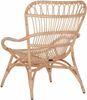 Sessel Catania aus natürlichem Rattan, Retro Chic Boho Stil, natur, Must Living, für drinnen Bild 2