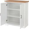 Kommode JASMIN Beistellkommode Pine weiß / Artisan Eiche ca. 93 x 102 x 41 cm Bild 3