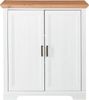 Kommode JASMIN Beistellkommode Pine weiß / Artisan Eiche ca. 93 x 102 x 41 cm Bild 4
