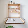roba Wandwickelregal & Wickelauflage 'roba Style' grau - klappbar & platzsparend - Holz natur Bild 5