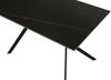 Esszimmertisch HWC-O58, Esstisch Sinterstein Metall, Marmor-Optik 120cm ~ schwarz-gold Bild 5