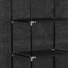 vidaXL Kleiderschrank mit Fächern Stangen Schwarz 150x45x175cm Stoff 282453 Bild 5
