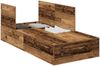 vidaXL Aufbewahrungsbettgestell Altholz 100 x 200 cm Holzwerkstoff 3335355 Bild 2