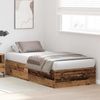 vidaXL Aufbewahrungsbettgestell Altholz 100 x 200 cm Holzwerkstoff 3335355 Bild 4