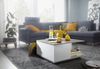 Design Couchtisch 70x70 cm mit 2 Schubladen Grau Bild 5