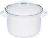 Riess Fleischtopf mit Deckel 22cm weiß 0125-033 Bild 2